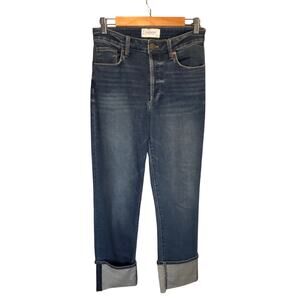 Evereve the Ever Straight Cuffed Jeans - size 27